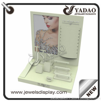 customize wooden jewelry display window display set